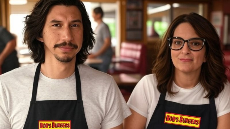 Bob’s Burgers Live-Action Movie Arrives This August with Adam Driver and Tina Fey!